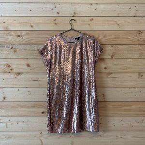 Pink Sequin Dress